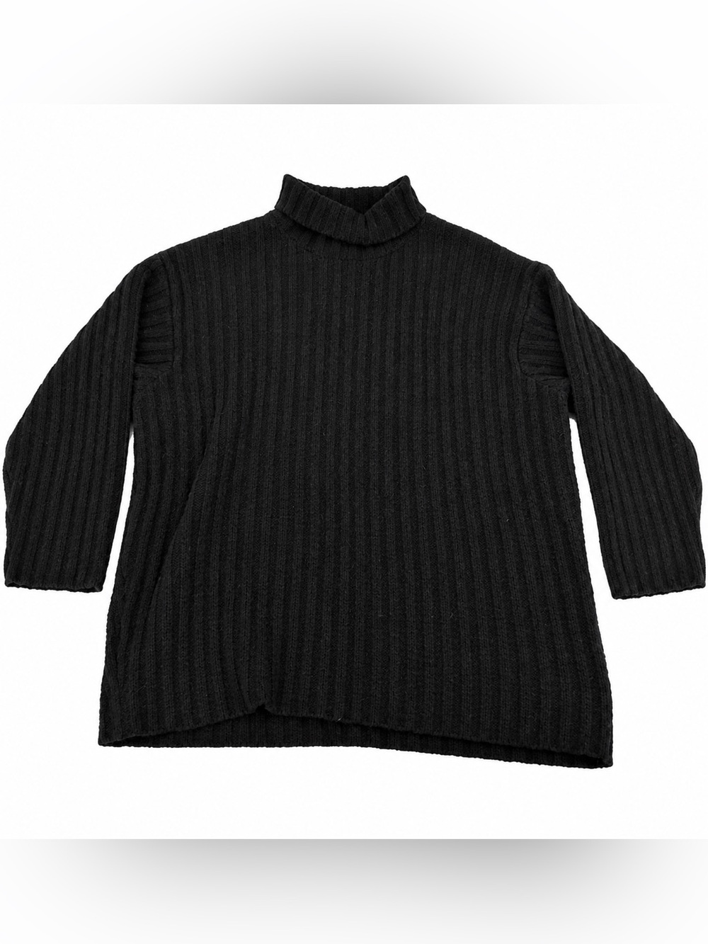Universal Thread Black Ribbed Mock Neck Sweater